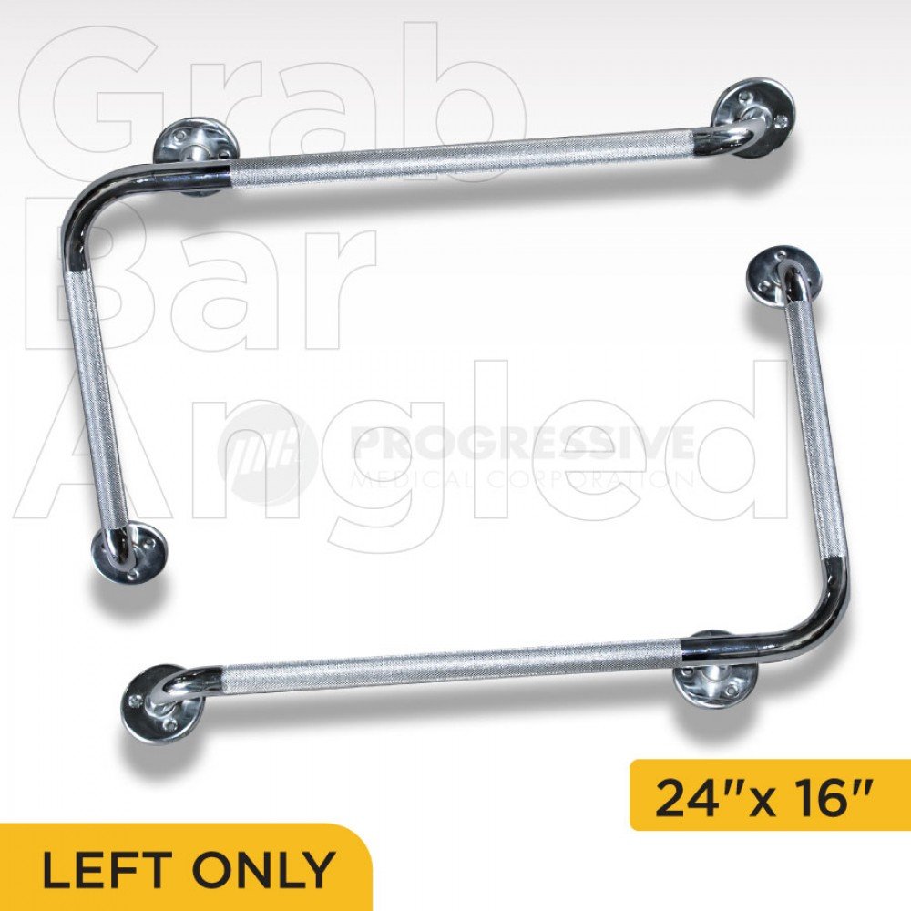Grab Bar Angled, 24x16 inches (Left only)
