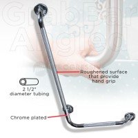 Grab Bar Angled, 32x16 inches (Left only)