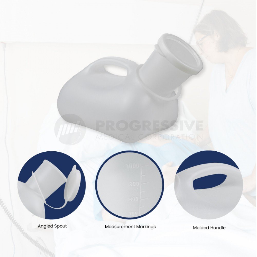 Male Urinal with Lid Male Urinal with Lid