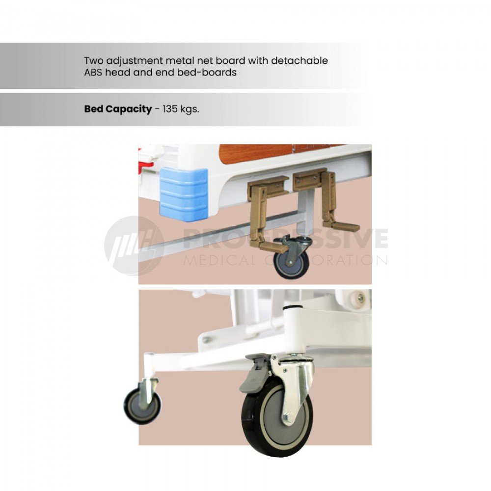 Manual Patient Bed, 2 - Crank