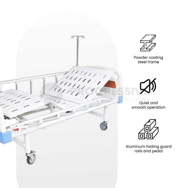 Manual Patient Bed, 3 - Crank