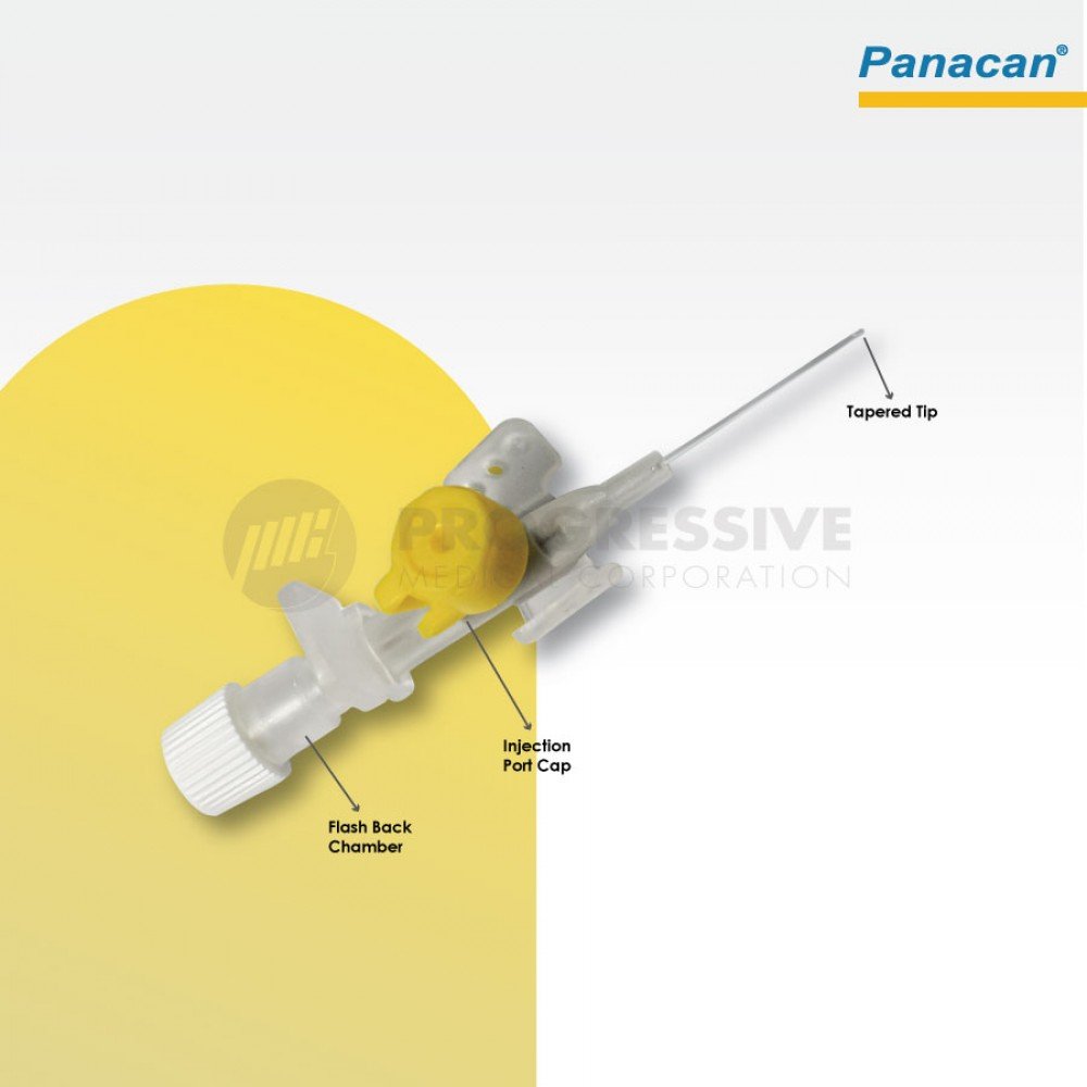 Panacan IV Cannula with Wing and Port