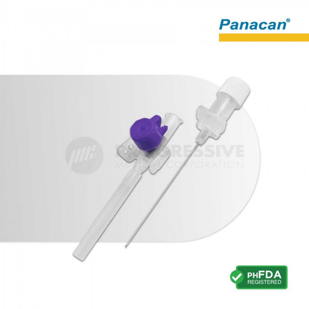 Panacan IV Cannula with Wing and Port