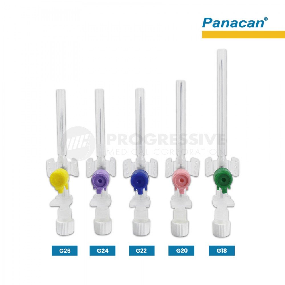 Panacan IV Cannula with Wing and Port
