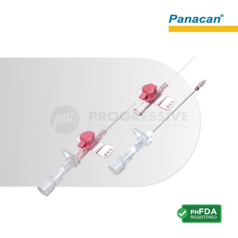 Panacan Safety IV Cannula with Wing and Port