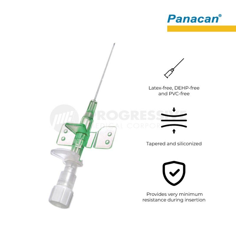 Panacan Safety IV Cannula with wing