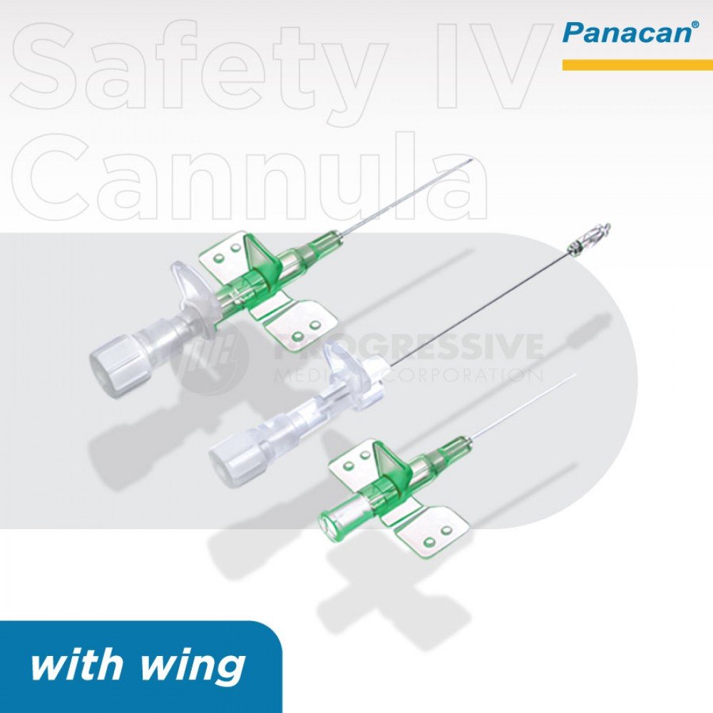 Panacan Safety IV Cannula with wing