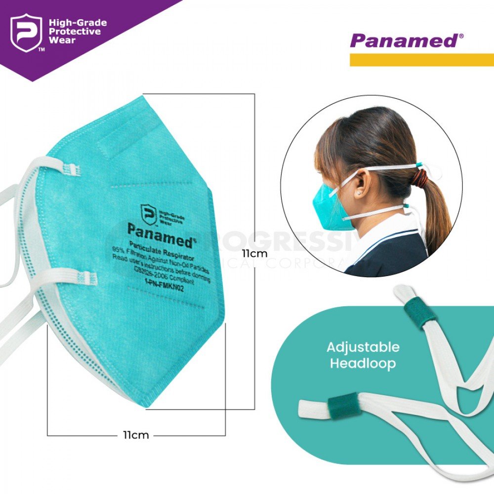 Panamed KN95-h Particulate Respirator (Sold by box of 20s)