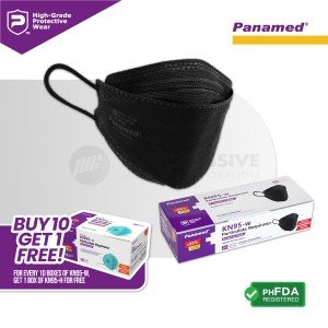 Panamed KN95-w Particulate Respirator Black (Sold by box of 20s)