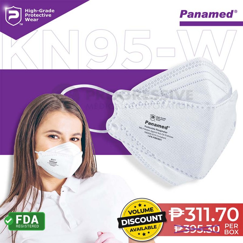 Panamed KN95-w Particulate Respirator 20's