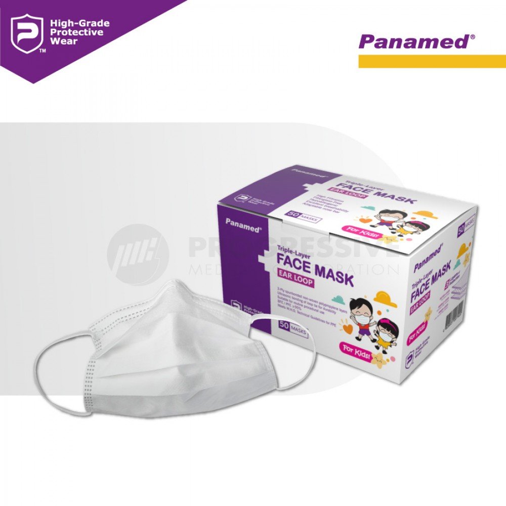Panamed Kid's Face Mask (sold by box of 50s)