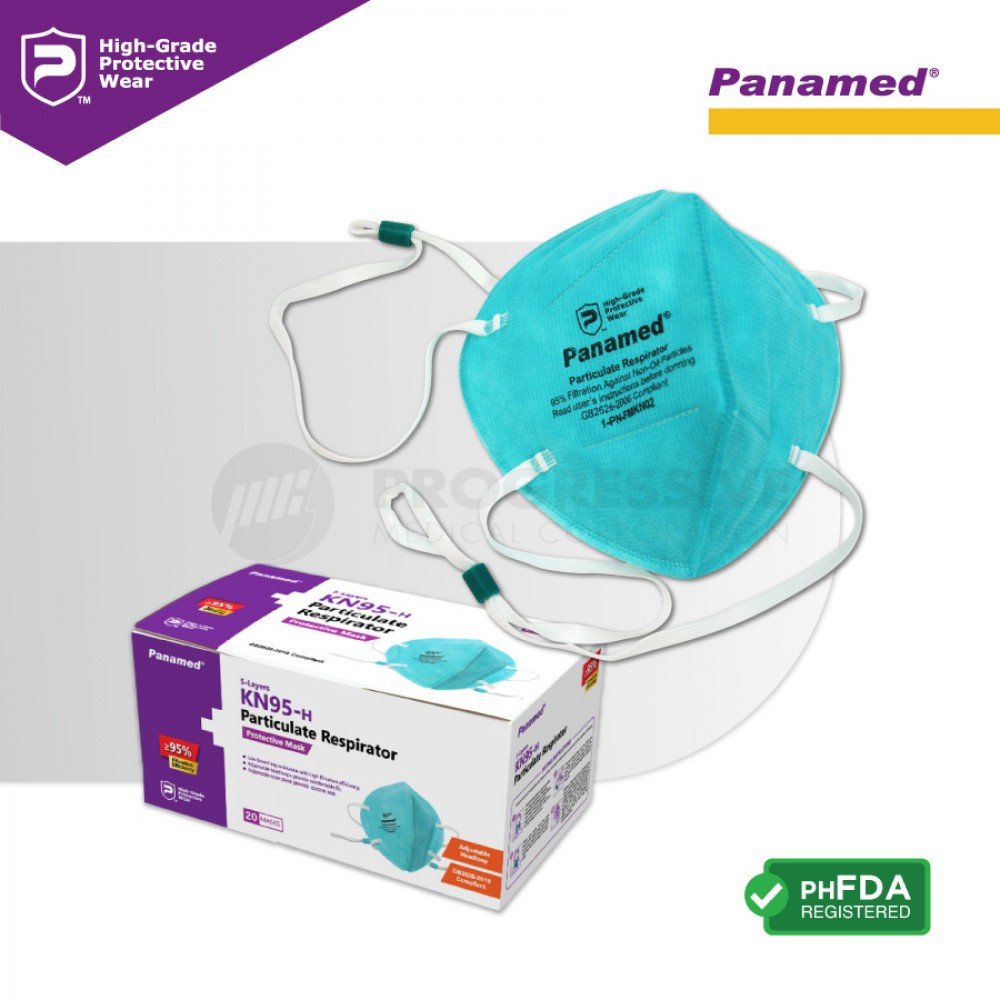 Panamed KN95-h Particulate Respirator (Sold by box of 20s)