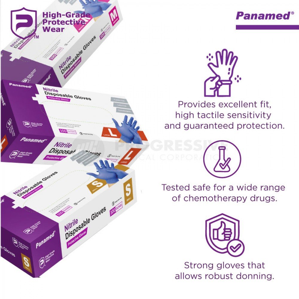 Panamed Nitrile Disposable Gloves
