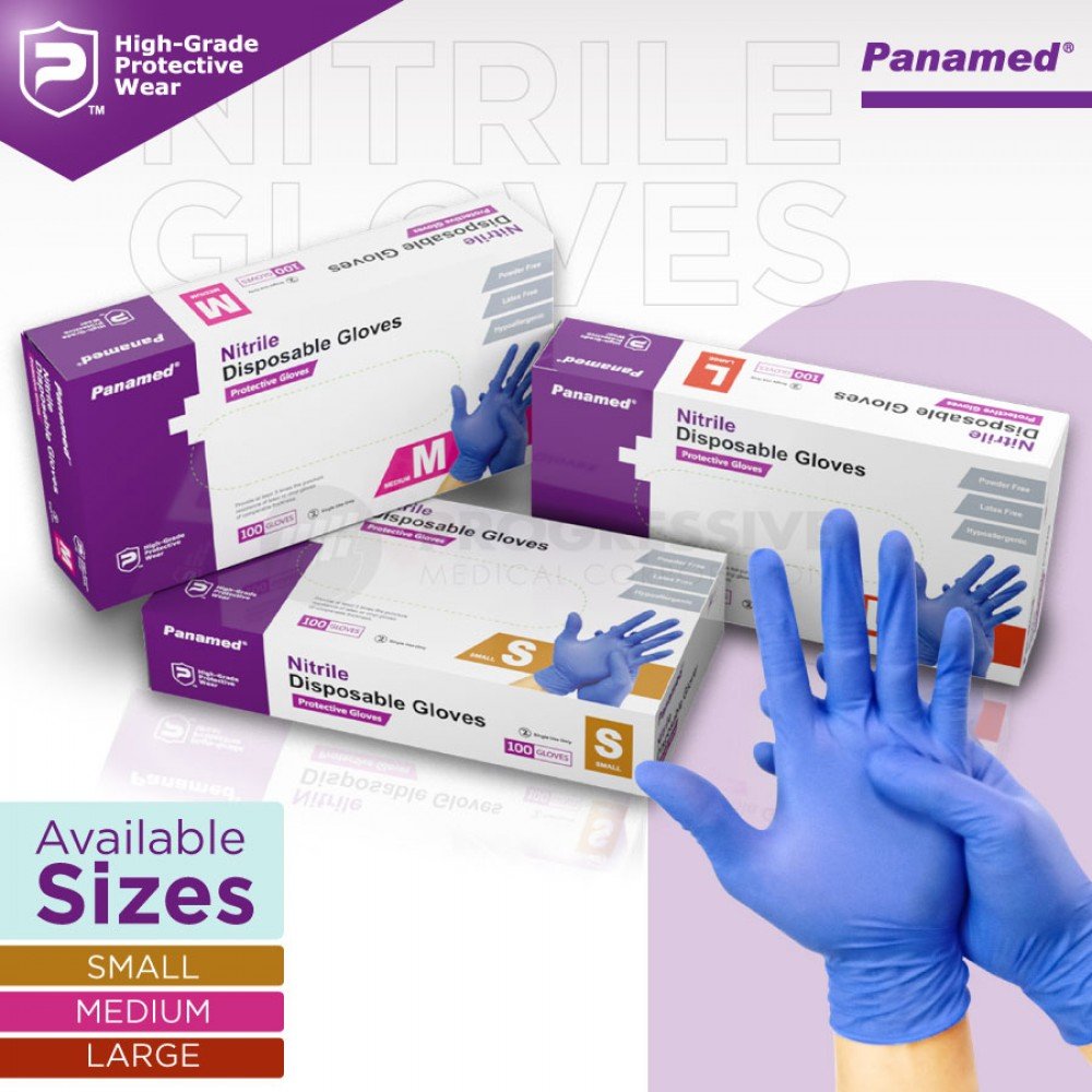 Panamed Nitrile Disposable Gloves