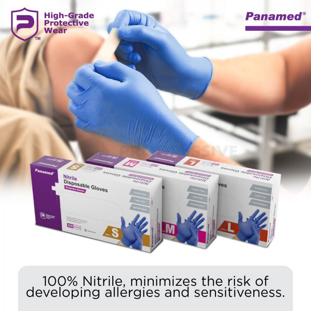 Panamed Nitrile Disposable Gloves