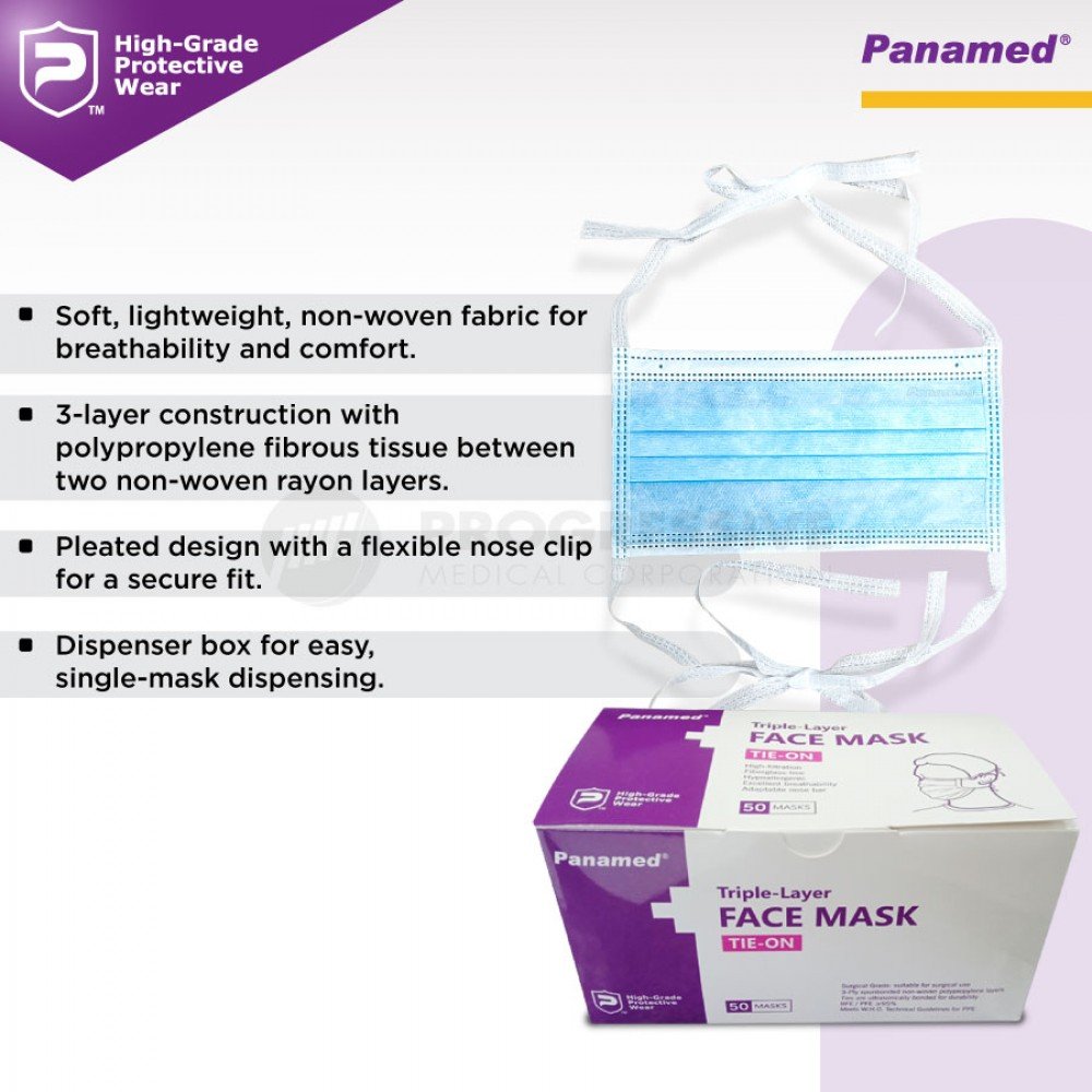 Panamed Face Mask Tie-on