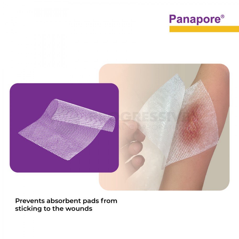 Panapore Paraffin Gauze Dressing 10x10cm