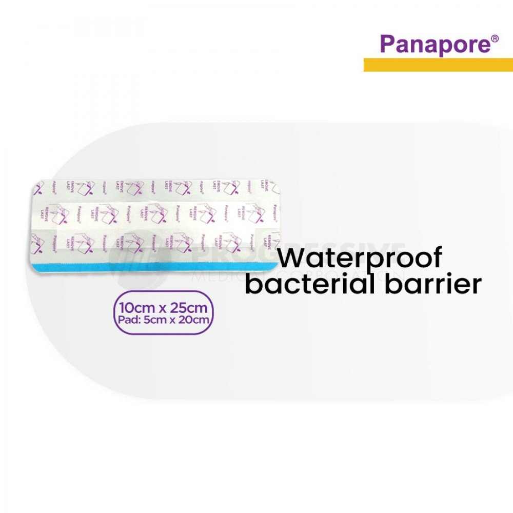 Panapore Transparent Dressing w/ Pad 10x25cm sold by 20s