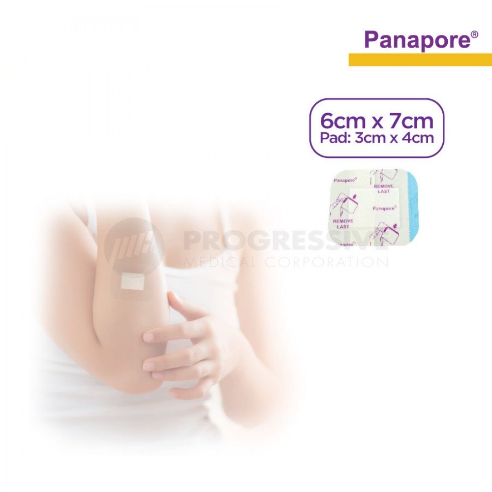 Panapore Transparent Dressing w/ Pad 6x7cm sold by 50s