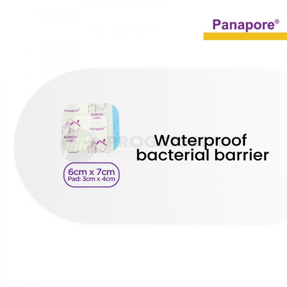 Panapore Transparent Dressing w/ Pad 6x7cm sold by 50s