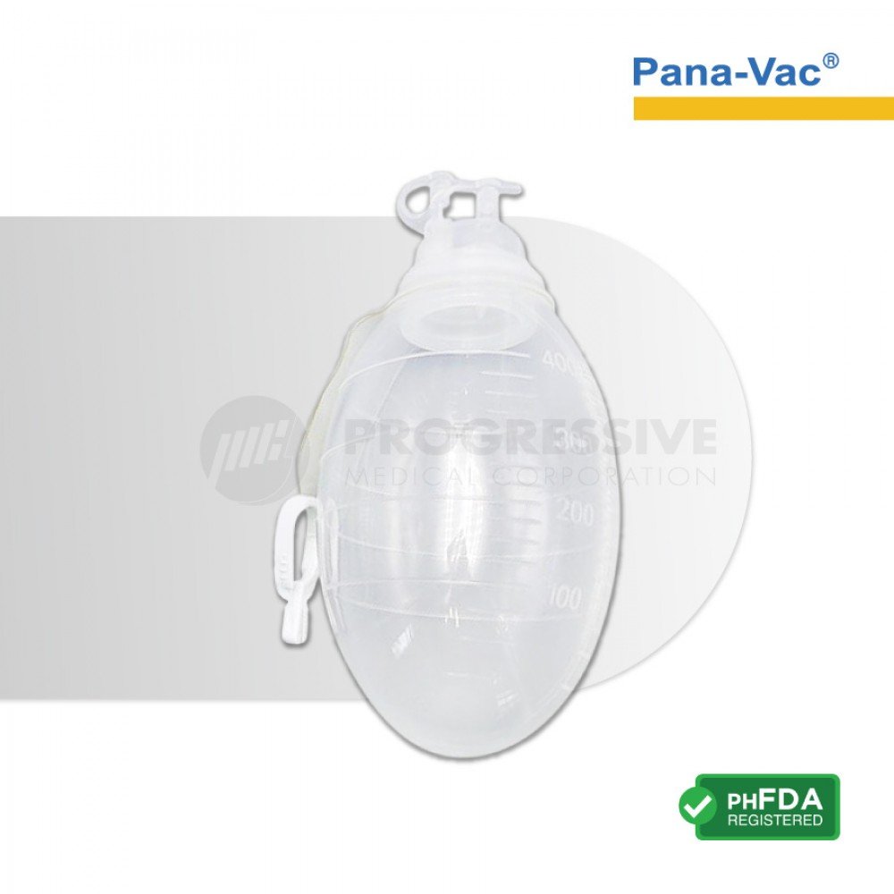 Pana-Vac Closed-System Wound Suction 400ml w/ Trocar