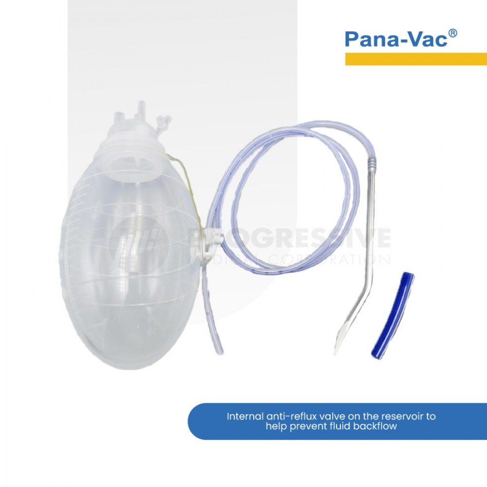 Pana-Vac Closed-System Wound Suction 400ml w/ Trocar