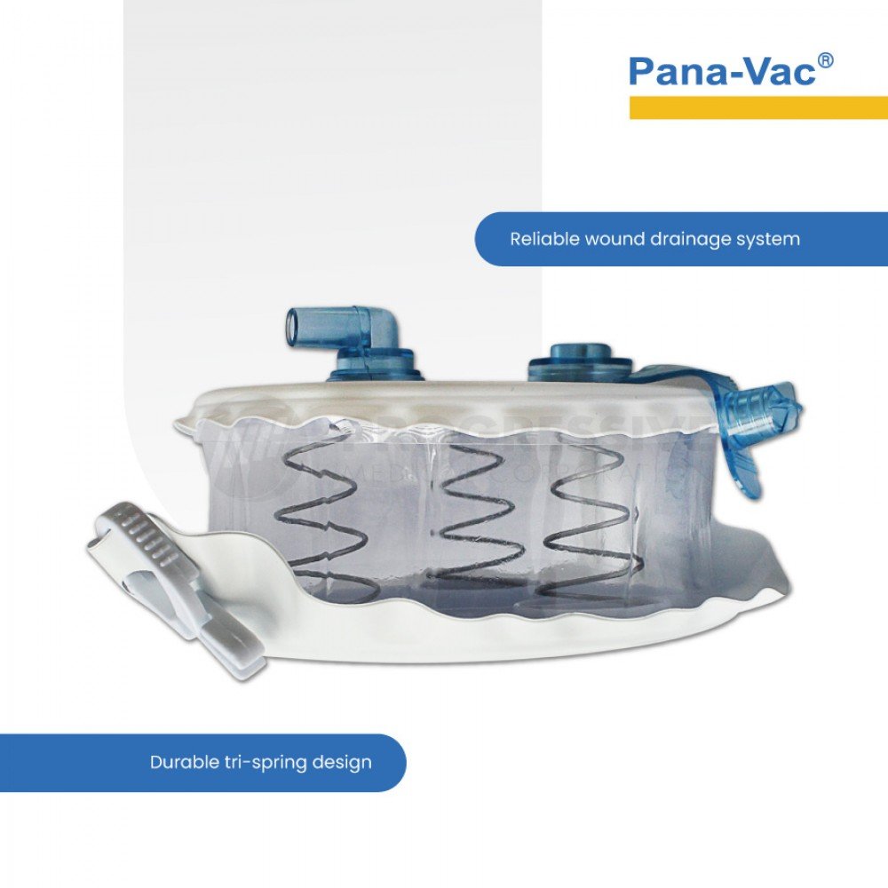 Pana-Vac Tri Spring Wound Drainage w/ Trocar Pana-Vac Tri Spring Wound Drainage w/ Trocar