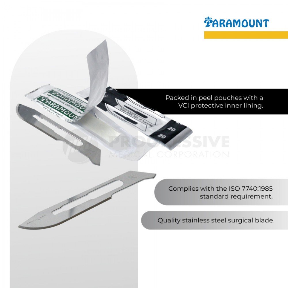 Paramount Sterile Surgical Blade (sold by box of 100s)
