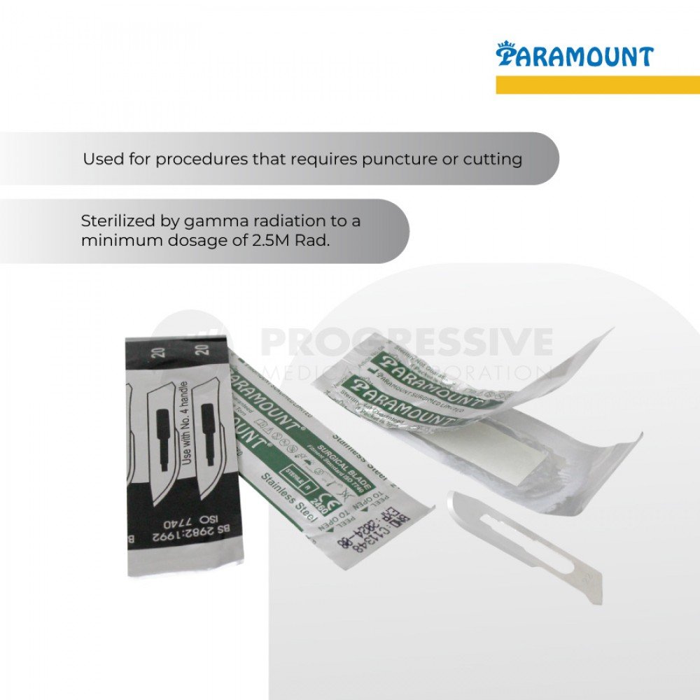 Paramount Sterile Surgical Blade (sold by box of 100s)