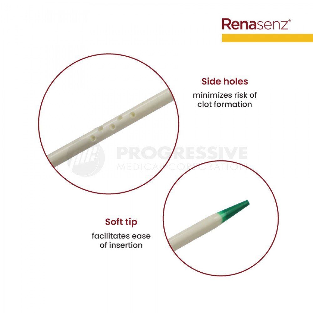 Renasenz Hemodialysis Kit 2-Lumen Fr 11.5x16cm Curved Standard
