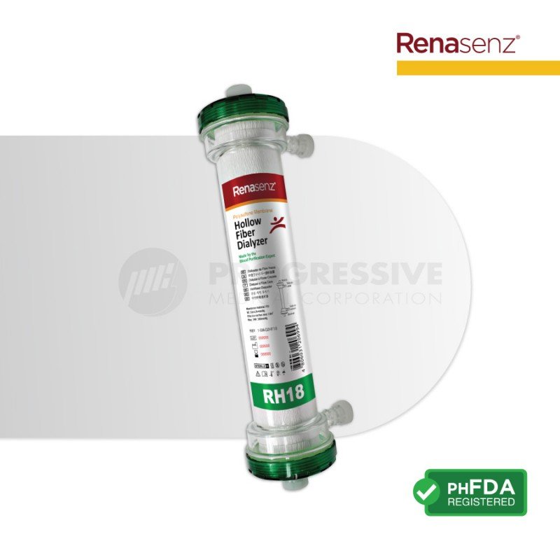 Renasenz Hollow Fiber Dialyzer (High Flux) RH18