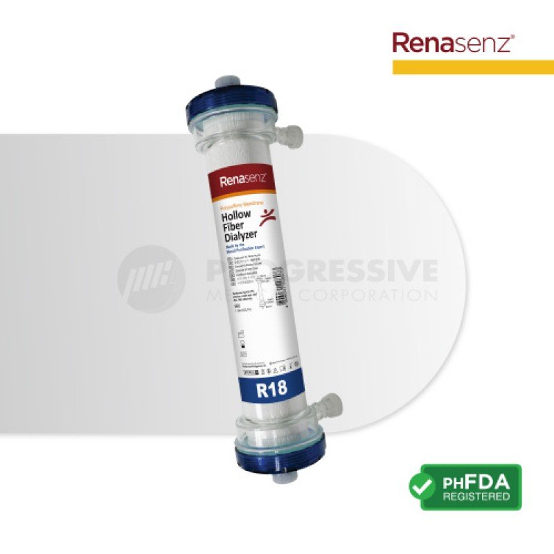 Renasenz Hollow Fiber Dialyzer (Low Flux High Performance Dialyzer) R18 and R15