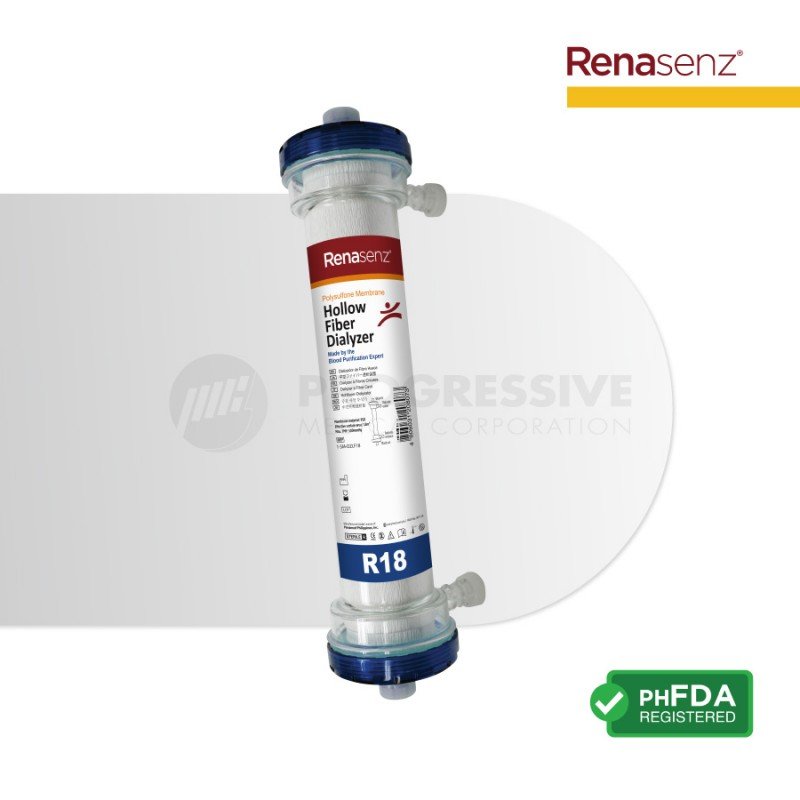 Renasenz Hollow Fiber Dialyzer (Low Flux High Performance Dialyzer) R18 and R15