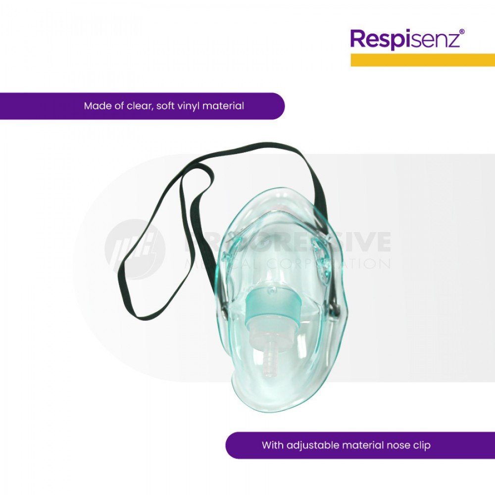 Respisenz Oxygen Mask w/ tubing Respisenz Oxygen Mask w/ tubing