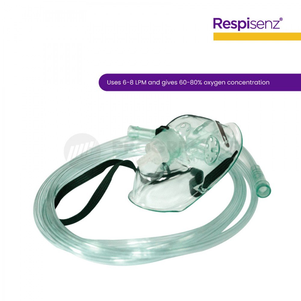Respisenz Oxygen Mask w/ tubing Respisenz Oxygen Mask w/ tubing