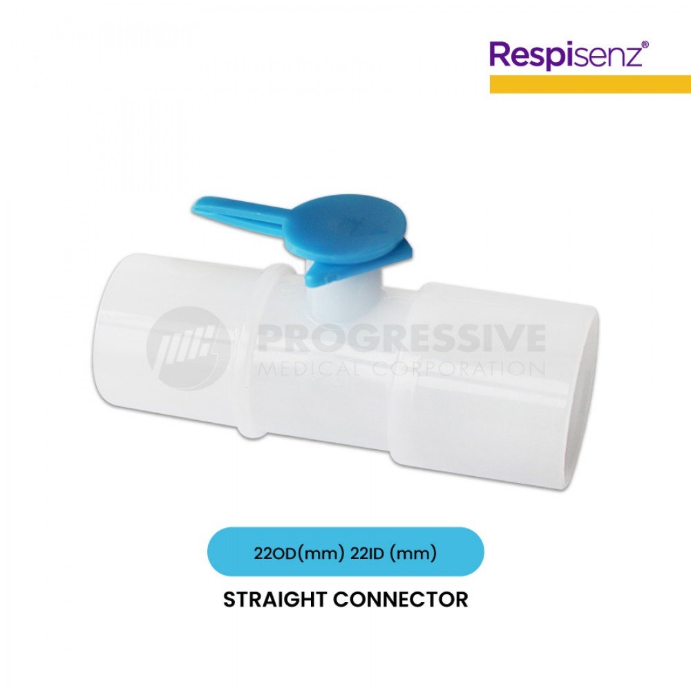 Respisenz Metered Dose Inhaler (MDI) Adaptor, Straight