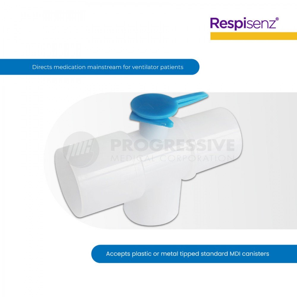 Respisenz Metered Dose Inhaler (MDI) T-Adaptor