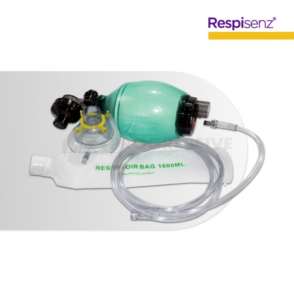 Respisenz Manual PVC Resuscitator, Adult