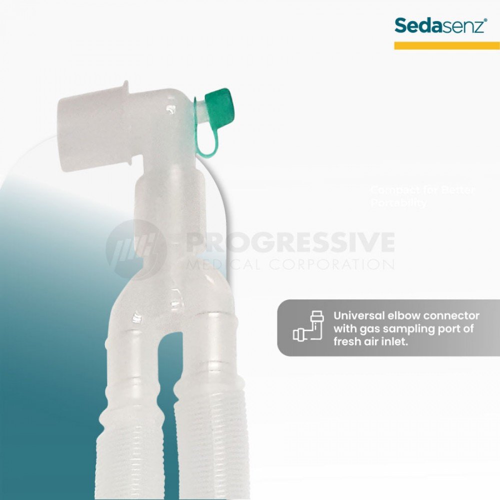 Sedasenz Anesthesia Breathing Circuit, 3 Limbs (Sold per piece)