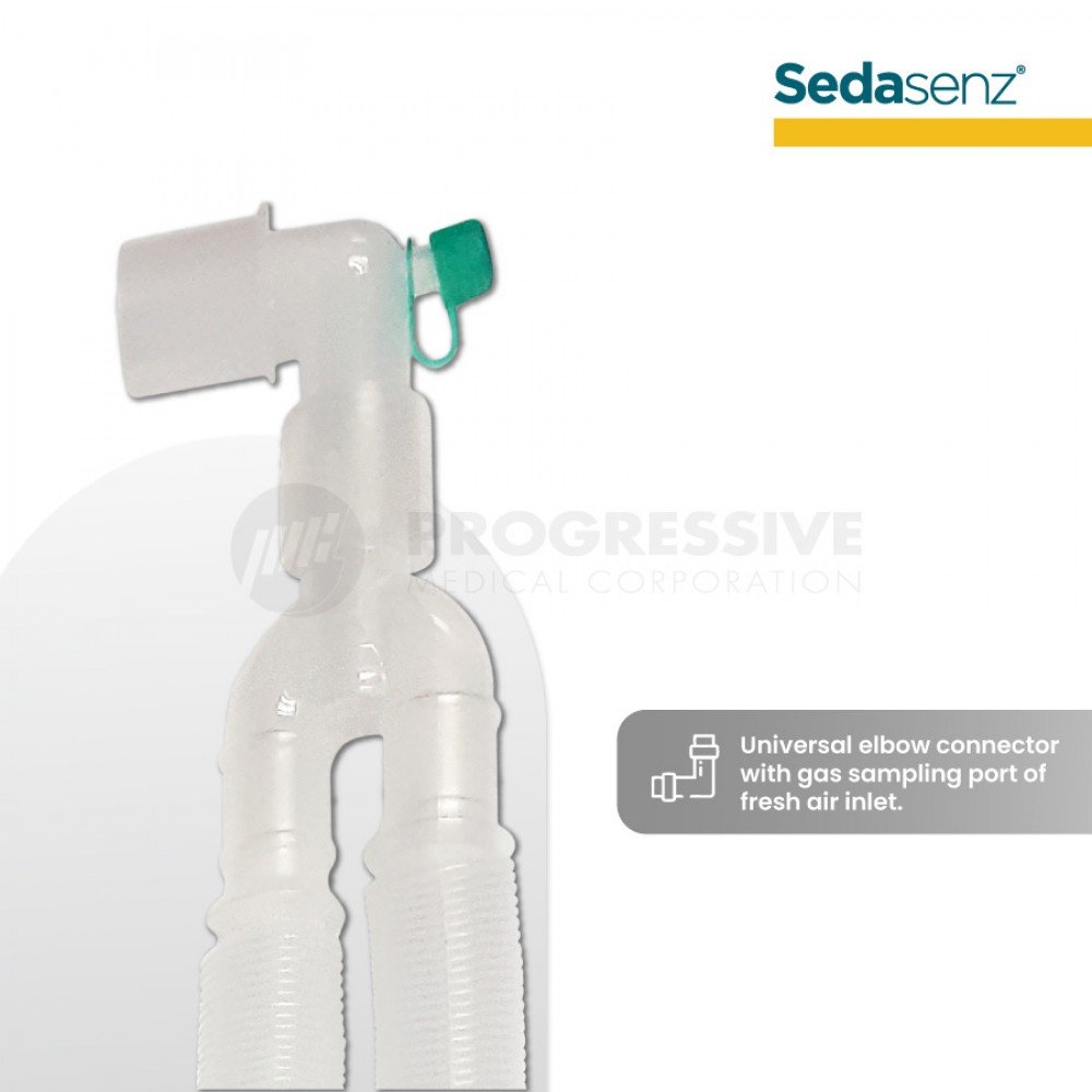Sedasenz Anesthesia Breathing Circuit, 3 Limbs (Sold per piece)