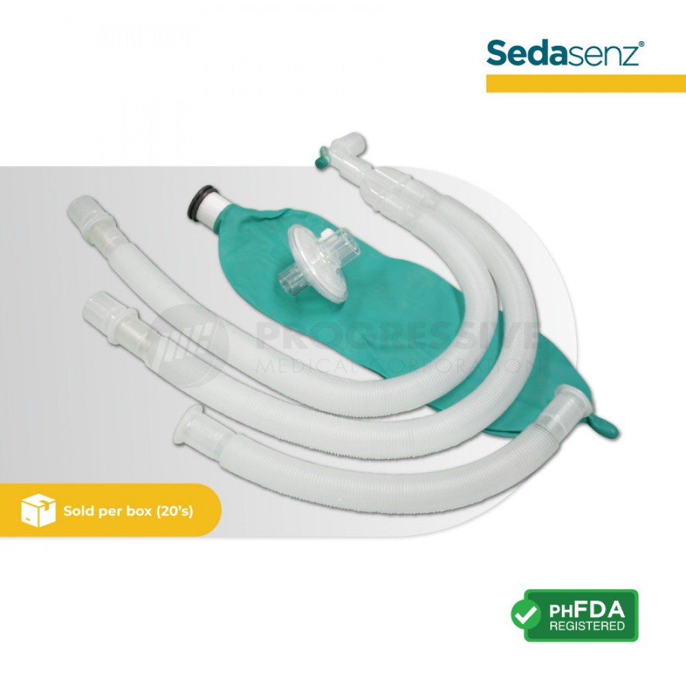 Sedasenz Anesthesia Breathing Circuit, 3 Limbs (Sold per 20's)