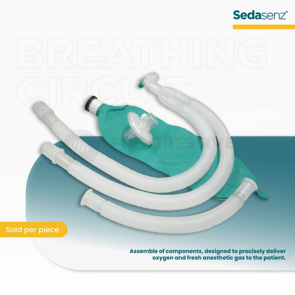 Sedasenz Anesthesia Breathing Circuit, 3 Limbs (Sold per piece)