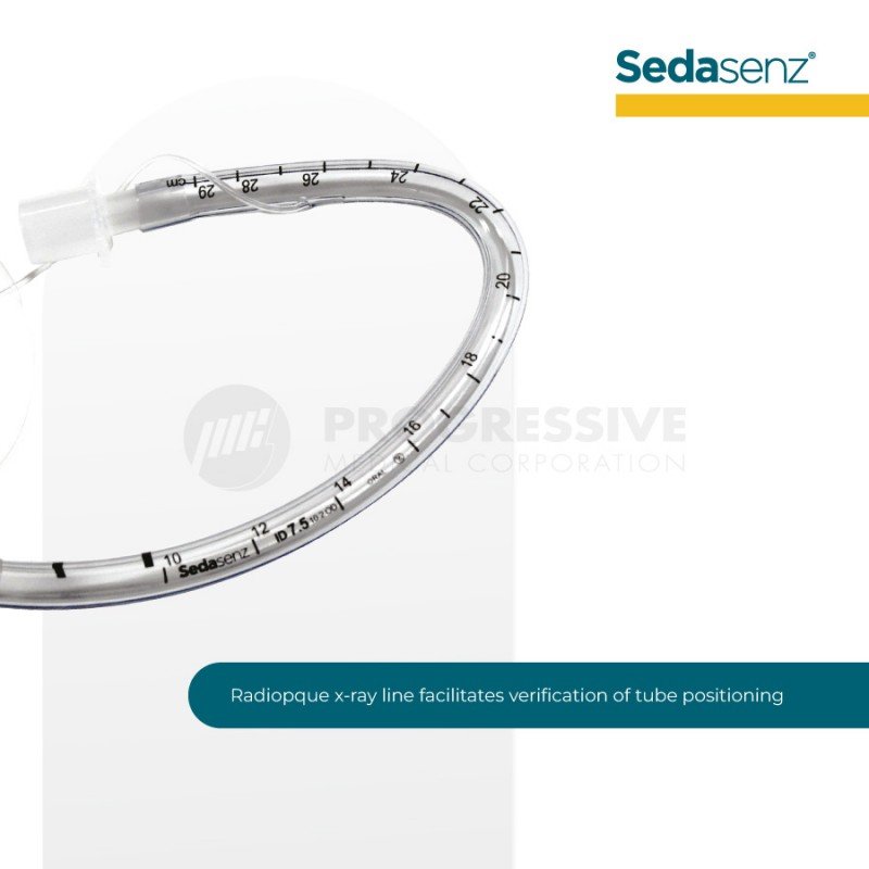 Sedasenz Endotracheal Tube Oral Preformed. Cuffed (Sold by box of 10s)