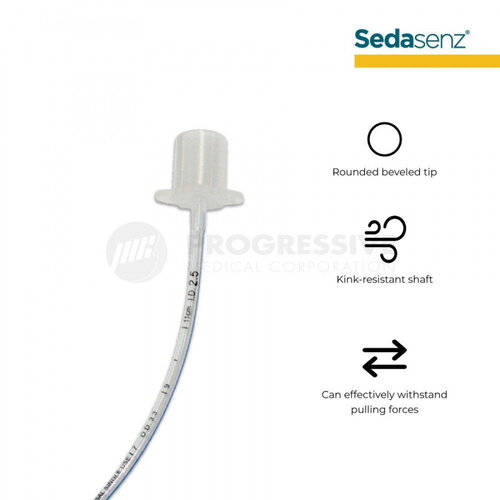 Sedasenz Endotracheal Tube, Uncuffed  (sold by box of 10s)