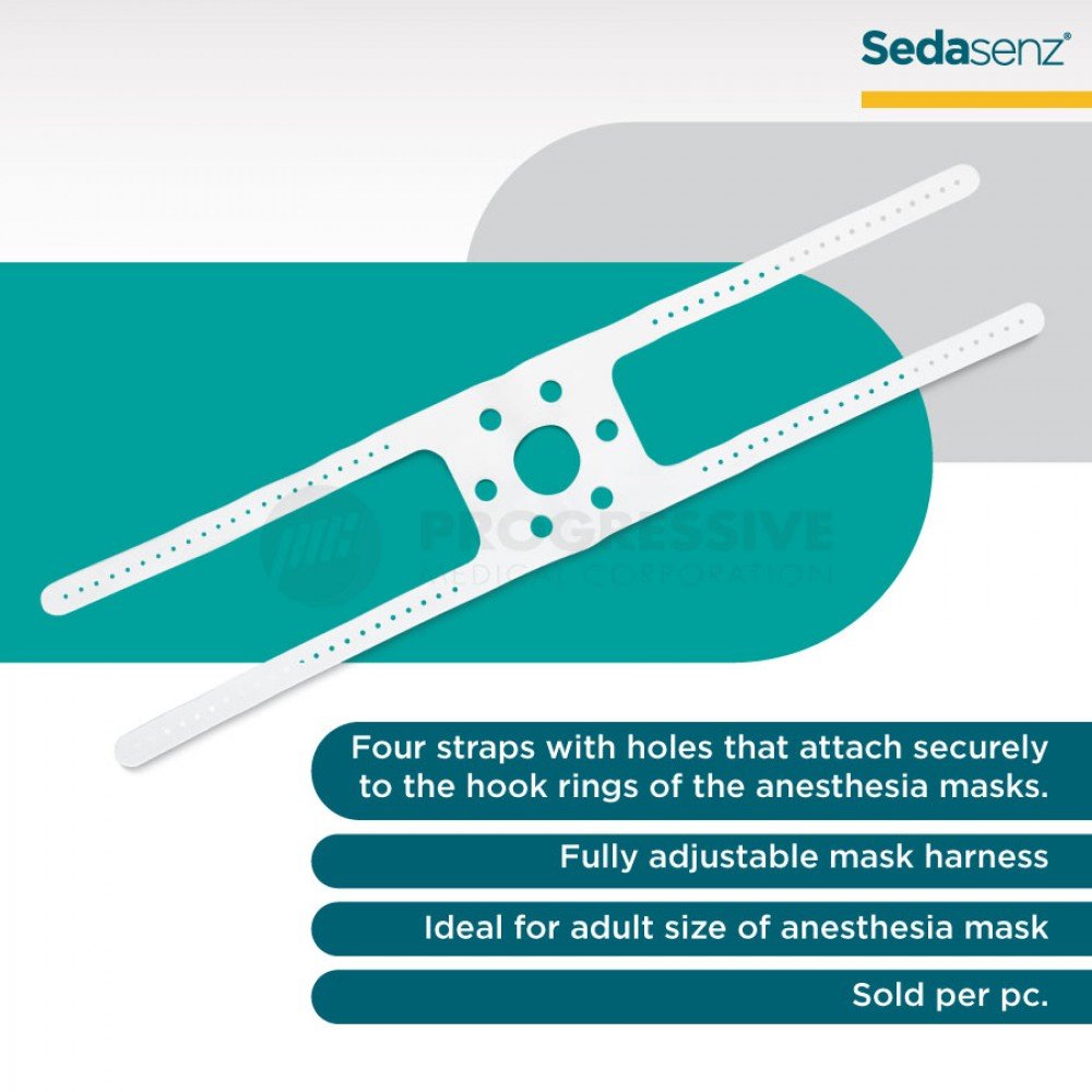 Sedasenz Silicone Head Strap for Anesthesia Mask
