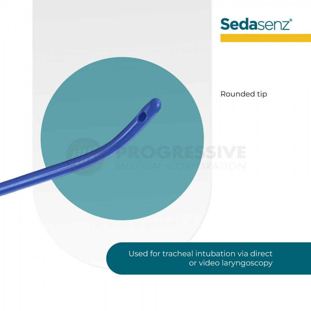 Sedasenz Endotracheal Tube Introducer, Bougie Fr 15 (sold by box of 10s)