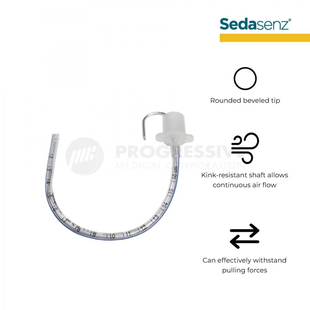 Sedasenz Pre-loaded Endotracheal Tube, uncuffed  (sold by box of 10s)