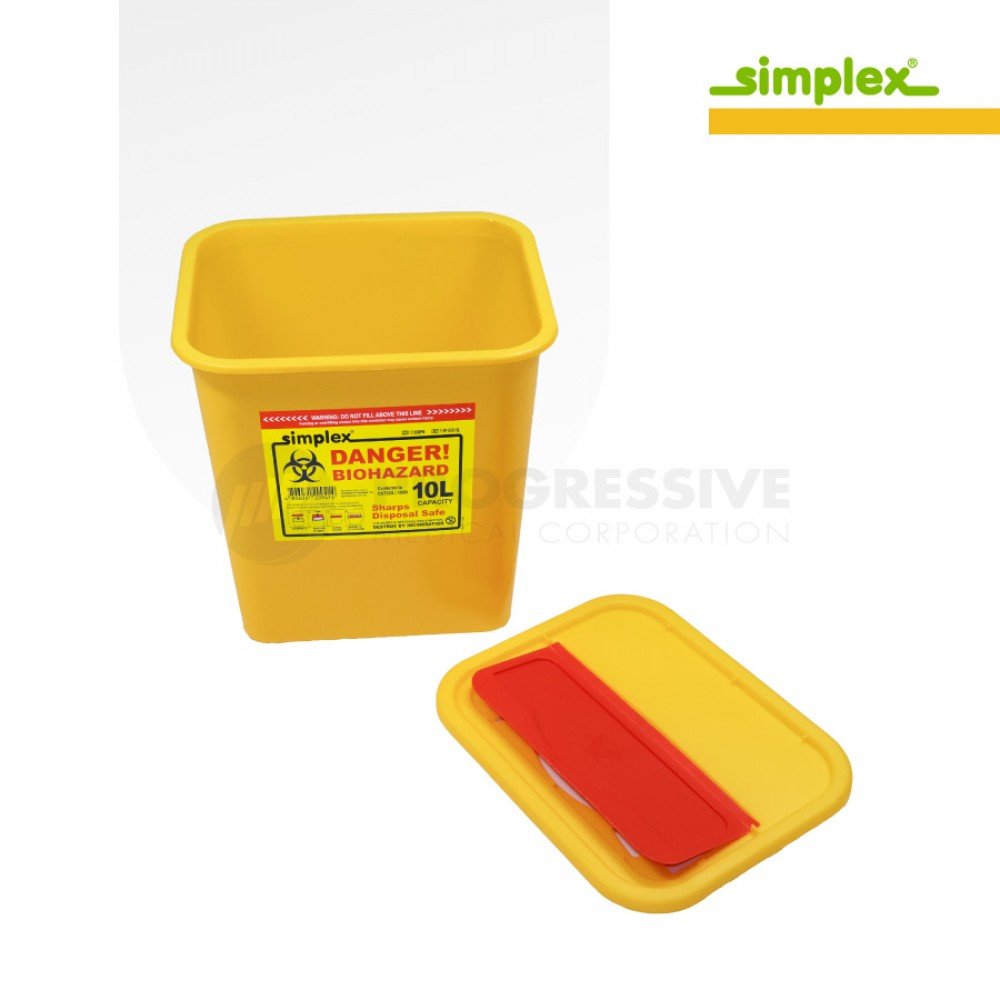 Simplex Sharps Disposal Safe 10L