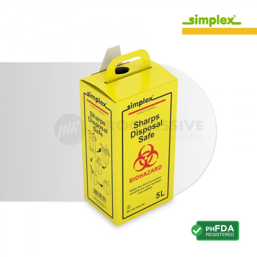 Simplex Sharps Disposal Safe Box
