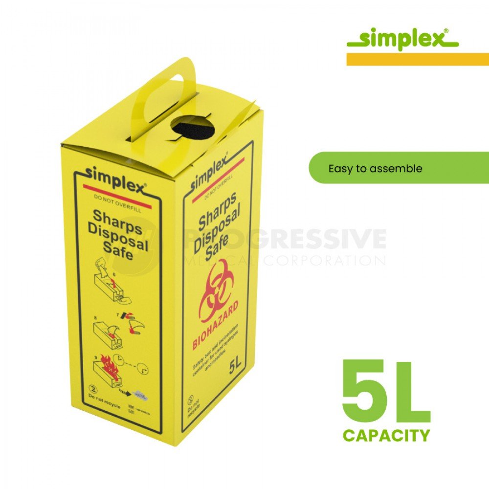 Simplex Sharps Disposal Safe Box